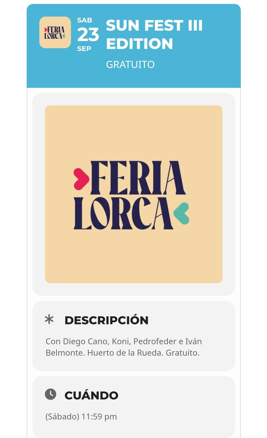 CONCIERTOS