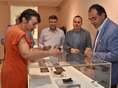 Finaliza la restauración de catorce piezas encontradas en varias excavaciones arqueológicas en Lorca