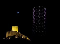 Miles de drones iluminarán las noche vieja lorquina sustituyendo los ruidosos cohetes