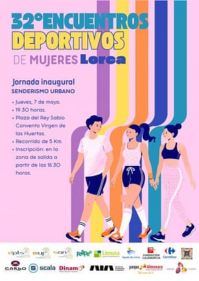 una ruta urbana de 5 km, el próximo jueves 7 de mayo, dará inicio a la 32ª edición del programa 'encuentros deportivos de mujeres'2