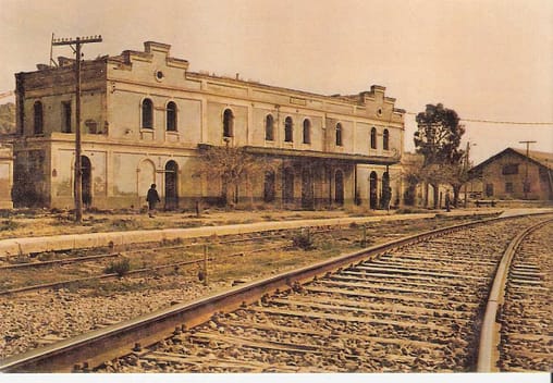 Antigua estación de San Diego en 1.987, que fué demolida.