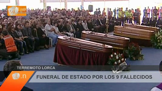 FUNERAL POR LOS 9 FALLECIDOS EN LORCA