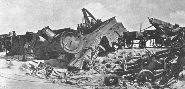 ACCIDENTE FERROVIARIO AGUILAS PULPI LORCA 1927