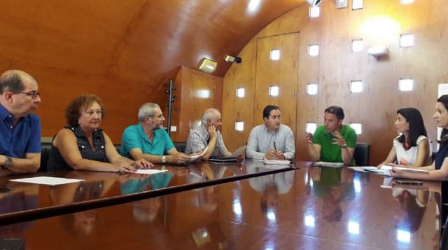 alcalde y consejo social sobre marcha franciscanos