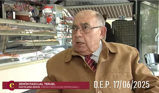 FALLECE ZENON PASCUAL PASTELERO