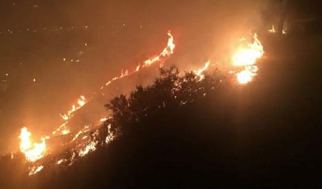 INCENDIO CASTILLO LORCA