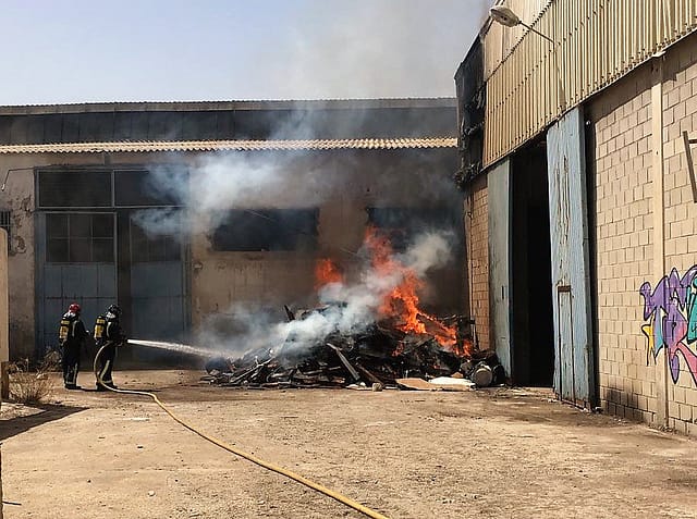 incendio fabrica curtidos lorca