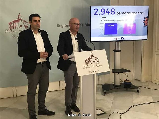 BAJA EL PARO EN MURCIA MARZO 18