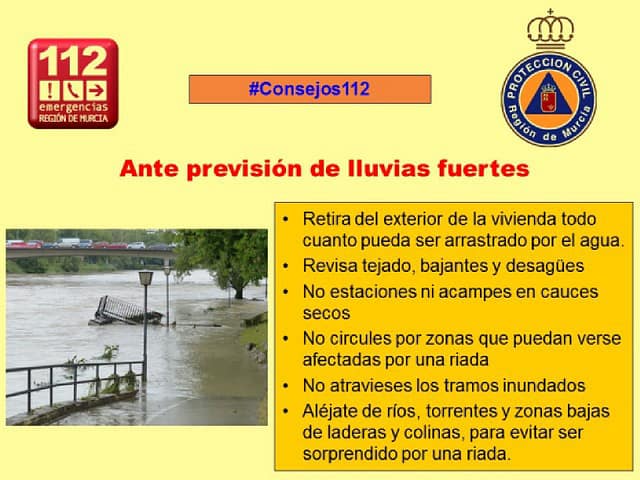 112rm lluvias fuertes