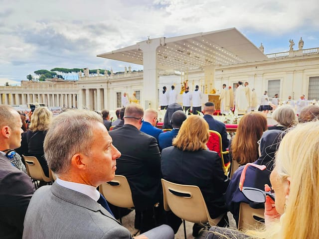 FULGENCIO GIL EN EL VATICANO SANTO PEDRO SOLER