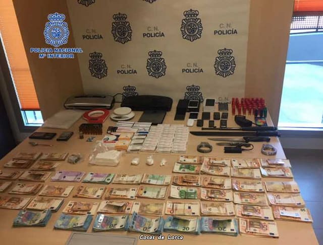 6 detenidos por trafico drogas