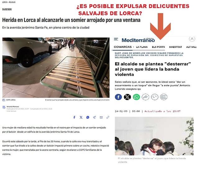 DESTERRAR DELICUENTE DE LORCA